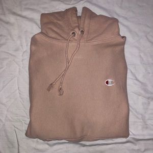 SOLD pink champion reverse weave hoodie